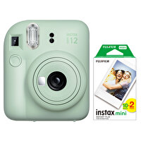 Fujifilm Instax Mini 12 Yeşil Fotoğraf Makinesi Ve 20'li Mini Film