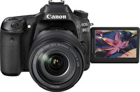 Canon EOS 80D 18-135 MM IS USM NANO DSLR Fotoğraf Makinesi (İthalatçı Garantili)