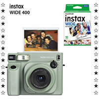 Fujifilm Instax Wide 400 Yeşil Fotoğraf Makinesi ve 10'lu Film FOTSI00218-10