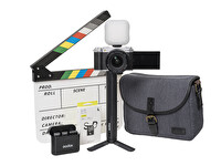 Fujifilm X-M5 Gümüş Aynasız Fotoğraf Makinesi ve XF16-50 MM Vlogger Kit