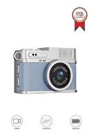 Torima CMR35 Mavi Dijital Mini Cep Boy Anahtarlık 1080P Video Fotoğraf Makinesi Kamera