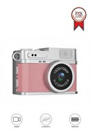 Torima CMR35 Pembe Dijital Mini Cep Boy Anahtarlık 1080P Video Fotoğraf Makinesi Kamera