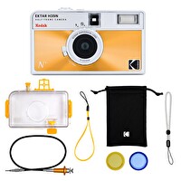 Kodak Ektar H35N 35mm Filmli Fotoğraf Makinesi Premium Paket-Sırlı Turuncu