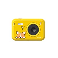 Sjcam FunCam Çocuklar İçin Köpek Desenli Sarı Fotoğraf Makinesi Ve Kamera