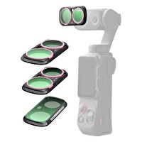 Telesin INSTA360 Luna Ultra Uyumlu Filtre Seti Cpl-Vnd2-32-Siyah Difüzyon