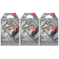 Fujifilm Instax Mini Stone Gray 10x3 Film Seti