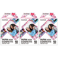 Fujifilm Instax Mini Confetti 10x3 Film Seti