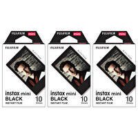 Fujifilm Instax Mini Black Edition 10x3 Film Seti