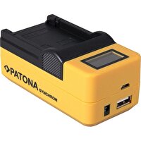 Patona Senkron LCD Ekranlı Nikon Enel15 için USB Şarj Cihazı