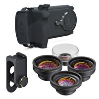 Shiftcam ProGrip  - 4'lü LensUltra Seti - Universal Lens Aparatı Fotoğraf ve Video Vlog Çekim Seti
