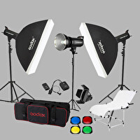 Godox SK400 3'lü Paraflaş Set ve Çekim Masası 60x130 CM