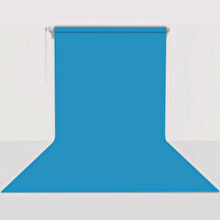 GDX Sabit (Tavan & Duvar) Kağıt Sonsuz Stüdyo Fon Perde (Turquoise) 2.70x11 Metre
