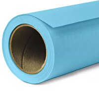 GDX Kağıt Sonsuz Stüdyo Fon Perde Canlı Mavi 2.70x11 Metre