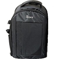 PDX For Sony Baskılı DSLR Çanta Laptop Bölmeli