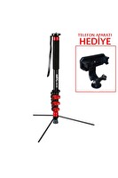 PDX Pro GM 432 Ayaklı Monopod - Telefon Aparatı Hediye