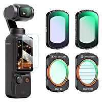 K&F Concept Magnetic 4'lü Efekt DJI Osmo Pocket 3 Combo Uyumlu Lens Filtresi  Seti
