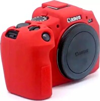 Canon EOS RP Silikon Koruma Kılıfı - Kırmızı