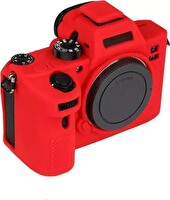 Sony A7 IV Silikon Koruma Kılıfı - Kırmızı