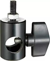 Rolin M110 Evrensel Flaş Şemsiye Işık 1/4 3/8 için Vida Döner Montaj Adaptörü