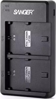 Sanger Canon LP-E6 İkili USB Fotoğraf Makinesi Şarj Aleti