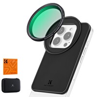 K&F Concept 6.1" 67 MM Değişken ND2-32 Filtresi iPhone ile Uyumlu Manyetik Filtre Adaptörü