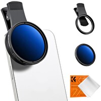 K&F Concept Klipsli 52 MM ND2-400 Filtre Seti - iPhone 15 / 14 / 13 / 12 / 11 serisi