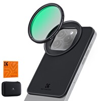 K&F Concept 6.7" Manyetik Adaptör ( 67 MM ) + CPL Filtreli Set - iPhone Uyumlu