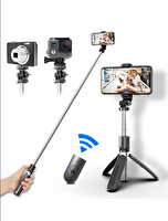 Pell Tripod L02 4'in 1 Bluetooth Kumandalı Tripod Selfie Çubuğu