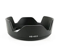 Ayex HB-45II - Nikon AF-S DX 18-55MM G / VR / VR II Uyumlu Lens Hood Parasoley