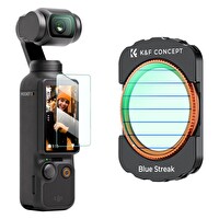 K&F Concept Manyetik Mavi Çizgi Filtresi (DJI Osmo Pocket 3 Combo Uyumlu)