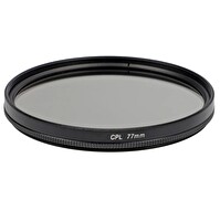 Ayex 77 MM CPL Polarize Filtre - Circular Polarizer Yansıma Önleyici Lens Filtresi