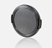 Ayex 77MM Yan Sıkmalı Ön Lens Koruyucu Lens Kapağı -Siyah