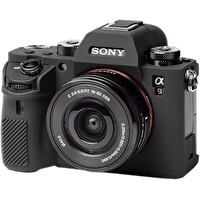 FC Sony A9 - A7 III - A7R III Uyumlu Silikon Fotoğraf Makinesi Koruma Kılıfı - Siyah