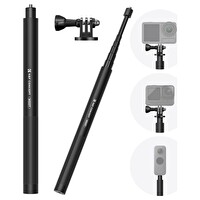 K&F Concept Görünmez Selfie Çubuğu 153 CM Insta360 X3 X4 X5 Uyumlu