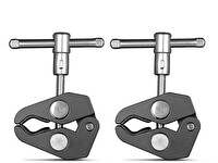 SmallRig 2058 İkili 1/4"-3/8" Süper Clamp Seti