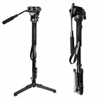 Kingjoy M3 + MP208F + VT-1510 Profesyonel Video Monopod Seti