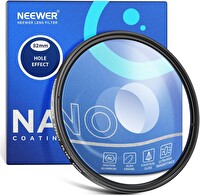 Neewer NWR-SBHF-82 82MM Swirl Black Hole FX Efekt Filtresi Yaratıcı Fotoğraf ve Video Filtresi