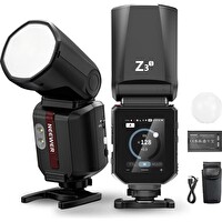 Neewer Z3R-S Sony Uyumlu 100W Yuvarlak Kafa Akülü Tepe Flaşı