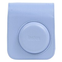 Fujifilm Instax Mini 13 Uyumlu Buz Mavisi Deri Çanta