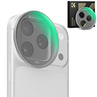 K&F Concept Nano-X Serisi Optikten iPhone 17 Pro Max - 17 Pro Uyumlu Geçmeli CPL Lens Filtresi