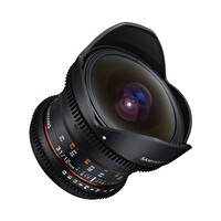 Samyang 12MM T3.1 Fısheye Siyah Video Lens Canon EF Uyumlu