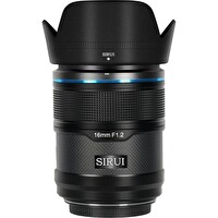 SIRUI Sniper 16mm F1.2 APS-C Fujifilm X Uyumlu Otomatik Odaklamalı Lens Siyah/Karbon