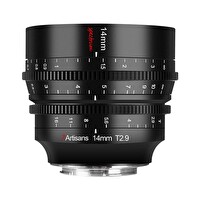 7Artisans 14mm T2.9 Sony E Mount Full Frame Cine Siyah Fotoğraf Makinesi Lensi