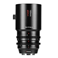 7Artisans 120mm T2.9 Macro 2x Sony E Mount Full Frame Cine Siyah Fotoğraf Makinesi Lensi