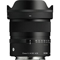 Sigma 15MM  F-1.4 DC Contemporary Lens Fujifilm X Mount APS-C Geniş Açı Lens