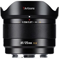 7Artisans AF 25mm F1.8 Fuji X Mount APS-C Lens Siyah