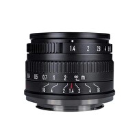 7Artisans 35MM F1.4 Canon EOS R Mount MF APS-C Lens Siyah