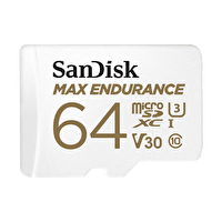 Sandisk Max Endurance 64 GB SDSQQVR-064G-GN6IA Micro SDXC 100/40 MB/s C10 V30 Hafıza Kartı
