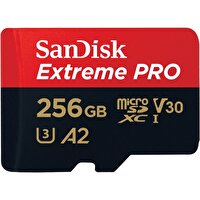 Sandisk SDSQXCZ-256G-GN6MA Extreme Pro 256 GB Micro SDXC UHS-1 A2 170 Mb/s Hafıza Kartı