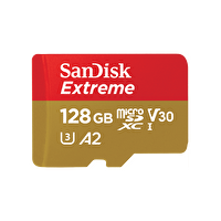 Sandisk Extreme SDSQXA1-128G-GN6GN 128 GB MicroDSXC 160/90MB/S A2 V30 Mobile Gaming Hafıza Kartı